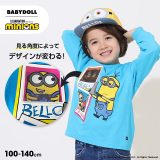 NEW ミニオン レンチキュラー ロンT 9296K ベビードール BABYDOLL 子供服 ベビー キッズ 男の子 女の子 ミニオンズ minions コラボ