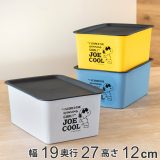 収納ボックス S 幅19×奥行27×高さ12cm スヌーピー コレクトBOX フタ付き （ 収納ケース 収納 プラスチック 小物収納 日本製 小物ケース 積み重ね 小物入れ 小物 ケース ボックス ふた付き おしゃれ キャラクター インナーボックス ）