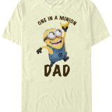 【送料無料】 フィフスサン メンズ Tシャツ トップス Minions Men’s ‘Tis The Season To Be Jolly Banana Short Sleeve T-Shirt Natural