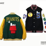 【送料無料】PEANUTS LBK Sleeping SNOOPY STADIUM JACKET ピーナッツ　スヌーピー　スタジアムジャンパー　564402