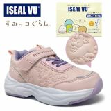 KT【ISEAL　すみっコぐらし　型押　スニーカー　1X354SH 　PK】シューズ　女児　女の子　子ども　こども　グッズ　キッズ　くつ　靴　21cm 20cm 19cm 18cm 17cm 16cm　幼稚園　小学生　すみっコ　すみっこ　とかげ　ぺんぎん　アイシール　クツ　アパレル