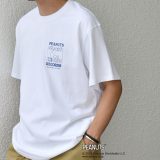 SHIPS any: SNOOPY コラボ RECORDS グラフィック バック プリント Tシャツ／シップス エニィ（SHIPS any）