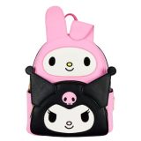 ラウンジフライ アメリカ 日本未発売 バッグ コラボ Loungefly Sanrio Hello Kitty My Melody Kuromi Double Pocket Adult Womens Double Strap Shoulder Bag Purseラウンジフライ アメリカ 日本未発売 バッグ コラボ