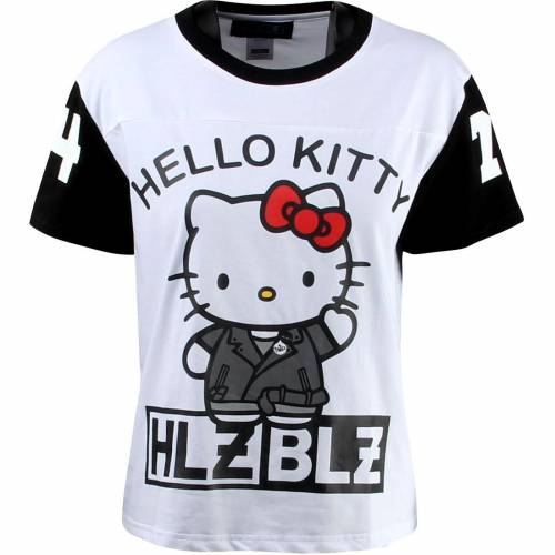 ヘルズベルズ ジャージー 白色 ホワイト ハローキティー レディース 【 HLZBLZ X HELLO KITTY WOMEN HI HELLZ JERSEY (WHITE) / WHITE 】 メンズファッション トップス Tシャツ カットソー