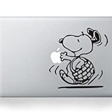 【中古】【輸入品・未使用】スヌーピー snoopy Macbook全対応　アートステッカー　B297 [並行輸入品]