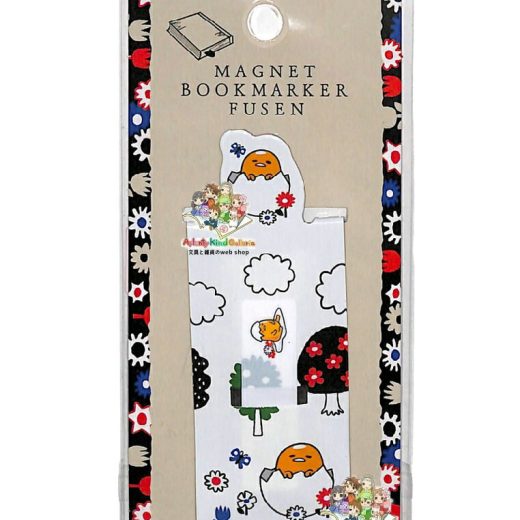 【 Sanrio グッズ】 サンリオ マグネット栞ふせん UTN068 ぐでたま ふせん 15枚付き しおり ブックマーカー Book marker 目印 マーキング 挟んで 便利 マグネットしおり / 半透明タイプの 付箋 / GUDETAMA ぐで玉 たまご 【3cmメール便OK】