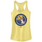 【送料無料】 ライセンス キャラクター レディース Tシャツ トップス Juniors’ Despicable Me 4 Minions Mel Unstoppable Unbreakable Racerback Tank Top Banana