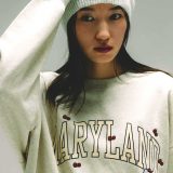 【SALE／50%OFF】FREAK’S STORE ‘HELLO KITTY’ MARYLAND SWEAT SHIRT 24AW フリークスストア トップス スウェット・トレーナー ホワイト グレー イエロー ネイビー