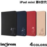 [ネコポス送料無料] ingrem iPad mini A17 Pro (第7世代) / 第6世代 ディズニーキャラクター レザーケース イングレム (タブレットカバー・ケース) ミッキーマウス ミニー ドナルドダック くまのプーさん