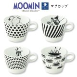 ムーミン（MOOMIN）【マグカップ（ムーミン／ミイ／スナフキン／ニョロニョロ）】陶器 北欧食器 かわいい リトルミイ モノトーン レンジ対応 プレゼント 日本製 セセラ【山加商店】