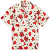 ソウルランド メンズ シャツ トップス Soulland x Hello Kitty Orson Heart Vacation Shirt – END. Exc White