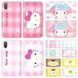 Sanrio Characters Face Diary サンリオ キャラクターズ ダイアリーケース カード収納 手帳型ケース iPhone 16 Plus Pro Max 15 14 SE3 13 mini 12 SE2 11 XS XR X 8 7 アイフォン アイホン 10 10s 10r プラス プロ マックス ミニ エス アル スマホ ケース カバー